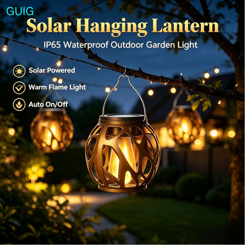 Outdoor Lighting On Trees - Lanterna Solare Sospesa 1/2/4 Pezzi, Impermeabile