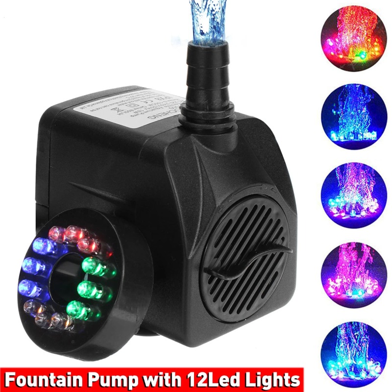 Pond Light Submersible - Pompa per Fontana a LED da