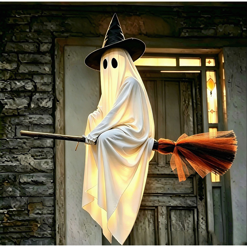 Outdoor Lighting Halloween - Decorazioni di Halloween con Scope Volanti
