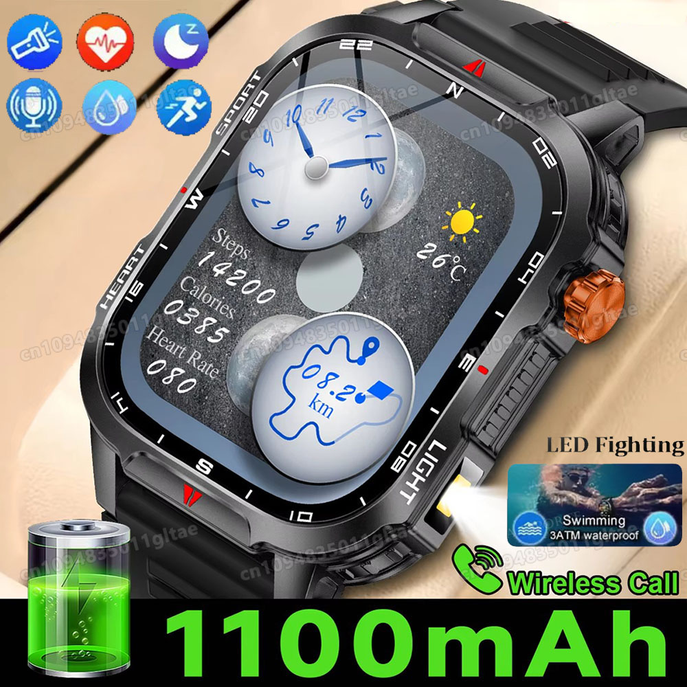 Outdoor Lighting Track - Orologio Intelligente Militare da Esterno per