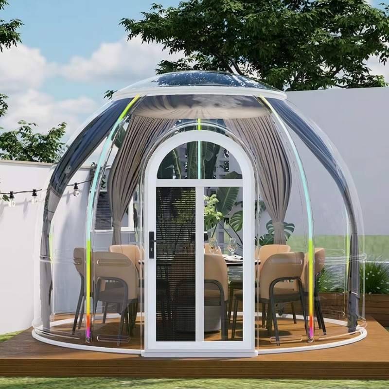 Outdoor Lighting Rental - Nuova Casa a Bolla Prefabbricata Moderna