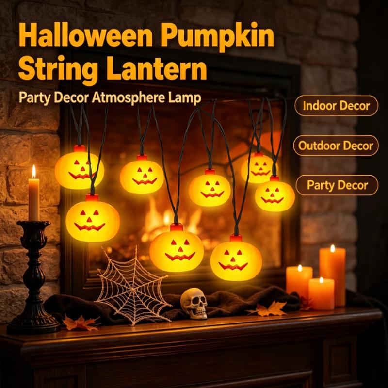Outdoor Lighting Halloween - Luci a stringa a batteria a