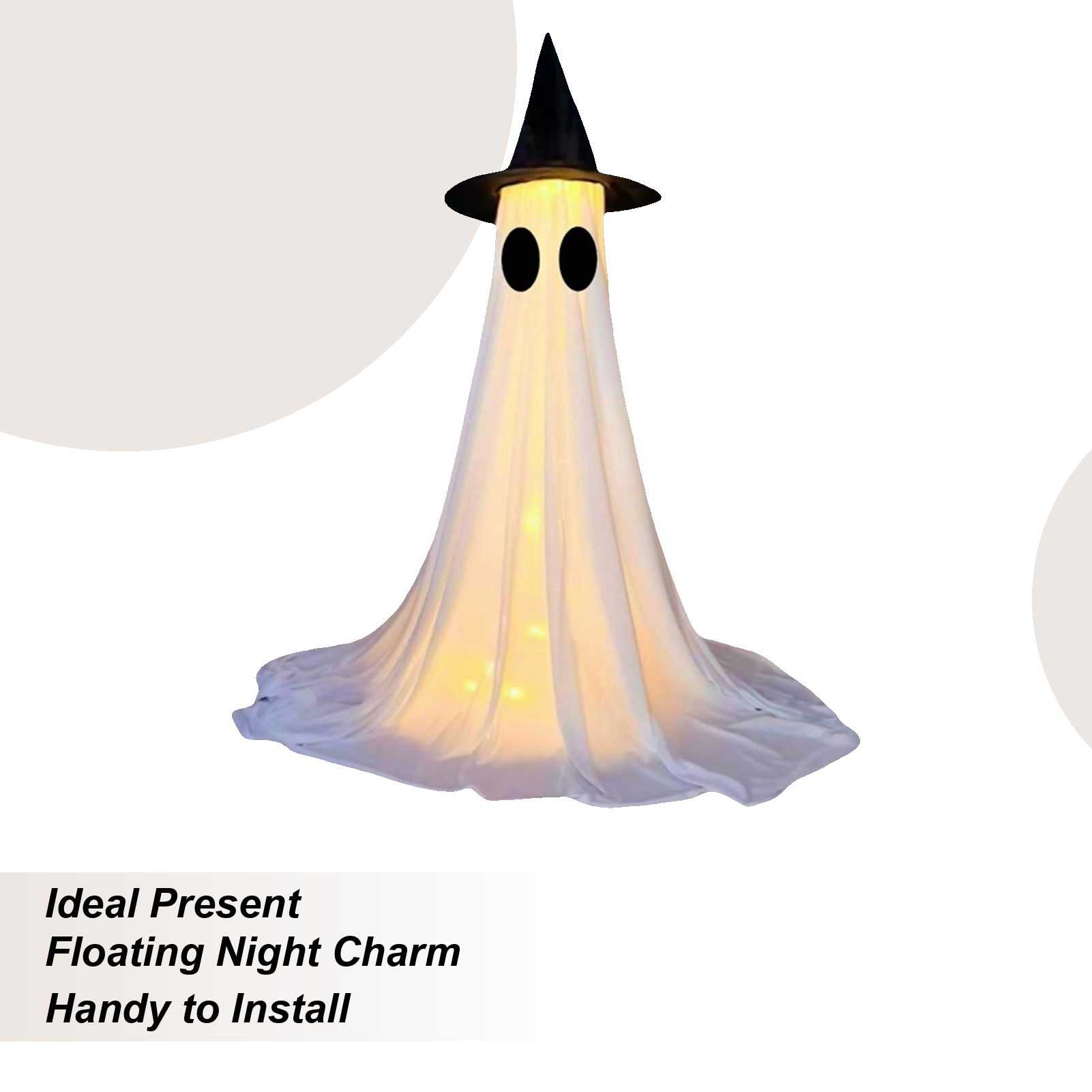 Outdoor Lighting Halloween - Fantasma illuminato decorazione ornamento per le