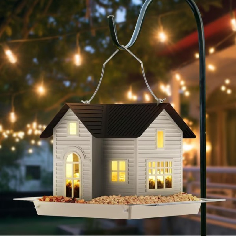 Outdoor Lighting Art - Nuovo Alimentatore per Uccelli Solare da
