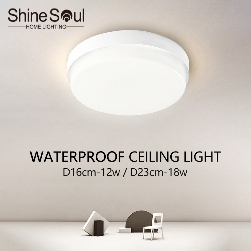 Outdoor Lighting Year Round - Lampada da Soffitto Moderna IP65 Impermeabile,