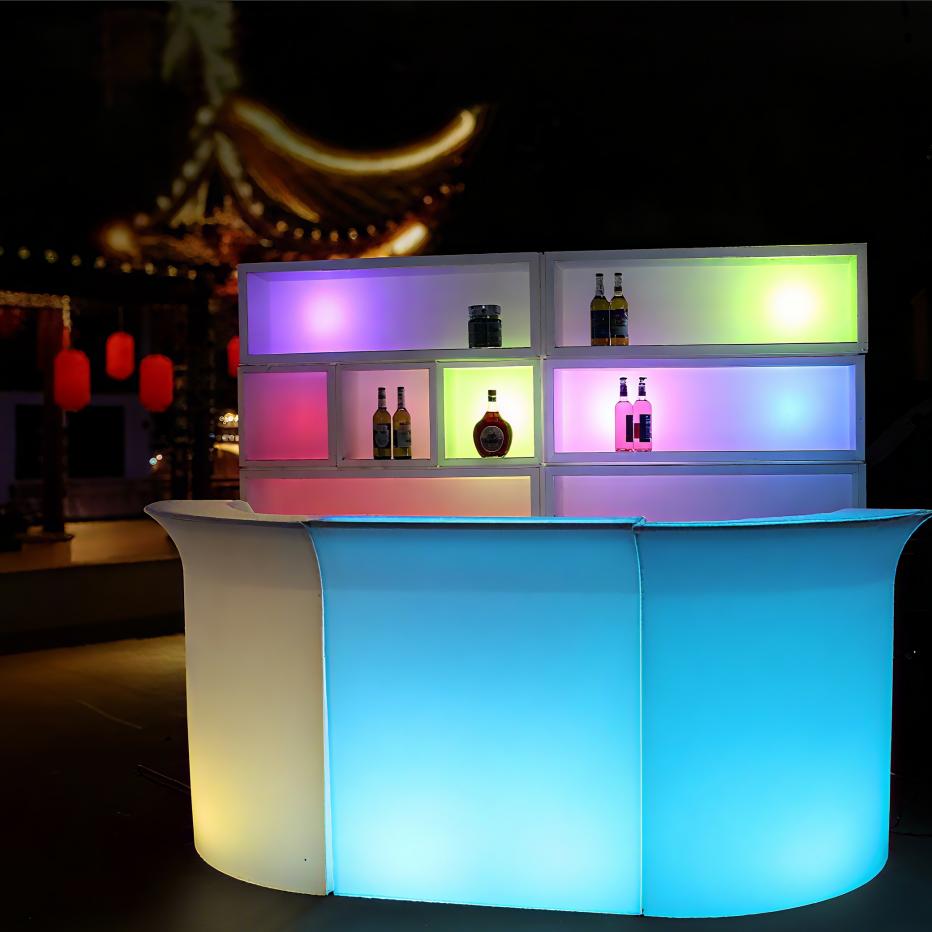 Bancone bar con diodo luminesc - Outdoor Lighting Rental recensione e prezzo