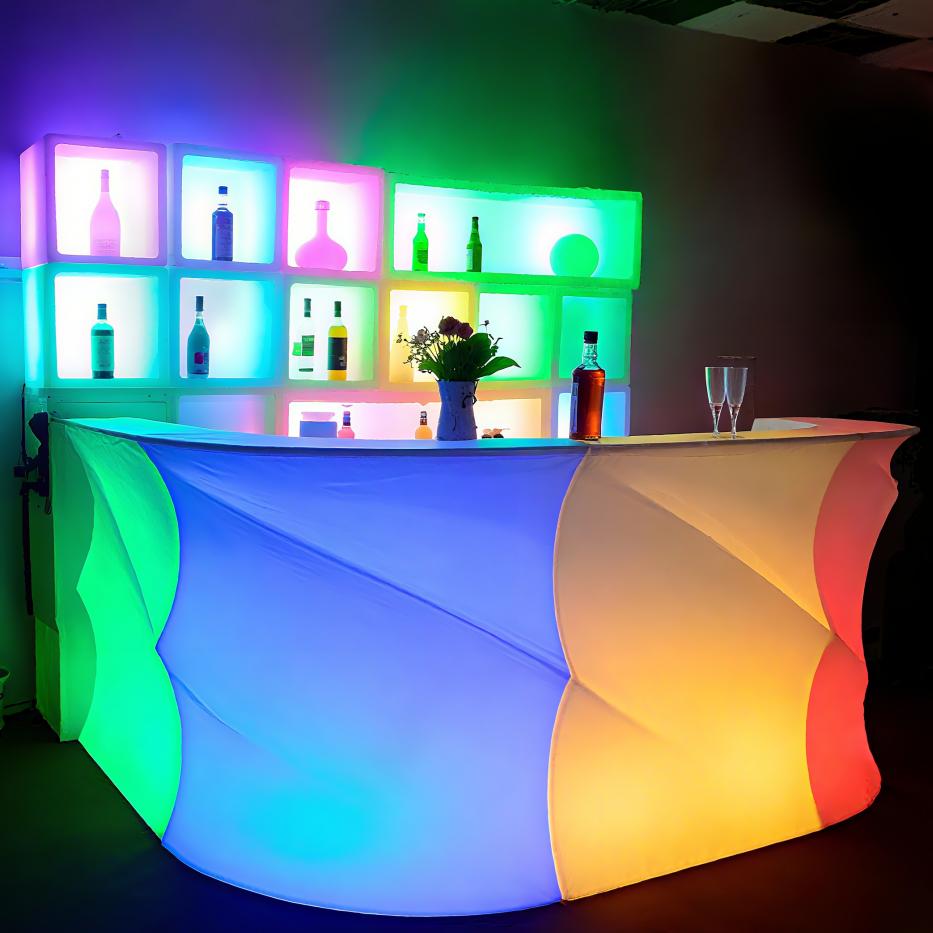 Bancone bar con diodo luminesc - Outdoor Lighting Rental recensione e prezzo