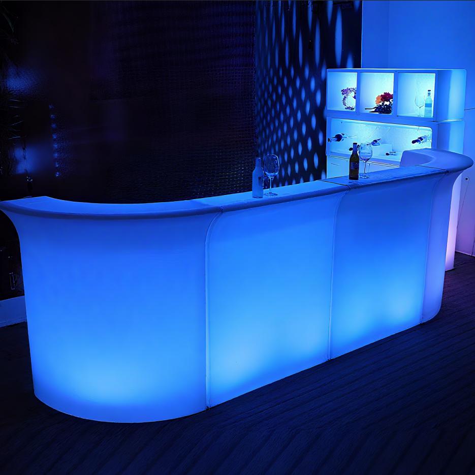 Bancone bar con diodo luminesc - Outdoor Lighting Rental recensione e prezzo