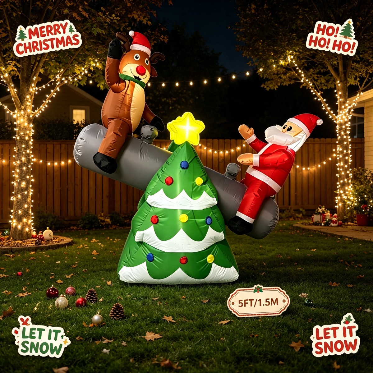 Giocattoli Gonfiabili Natalizi - Outdoor Lighting On Trees recensione e prezzo
