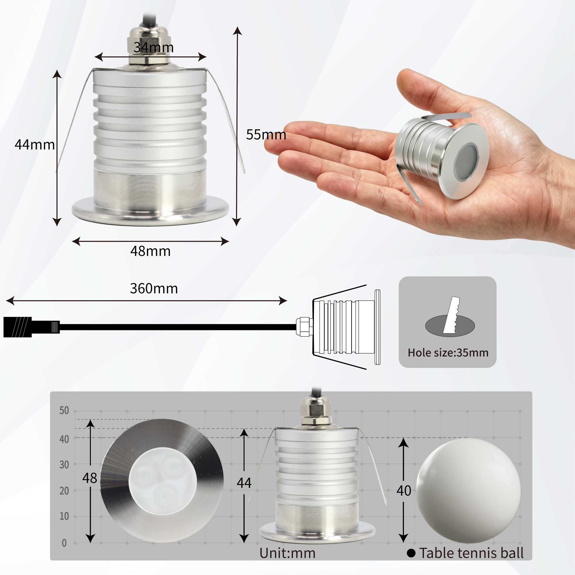 3W HA CONDOTTO LA Luce Della P - Pond Light Submersible recensione e prezzo