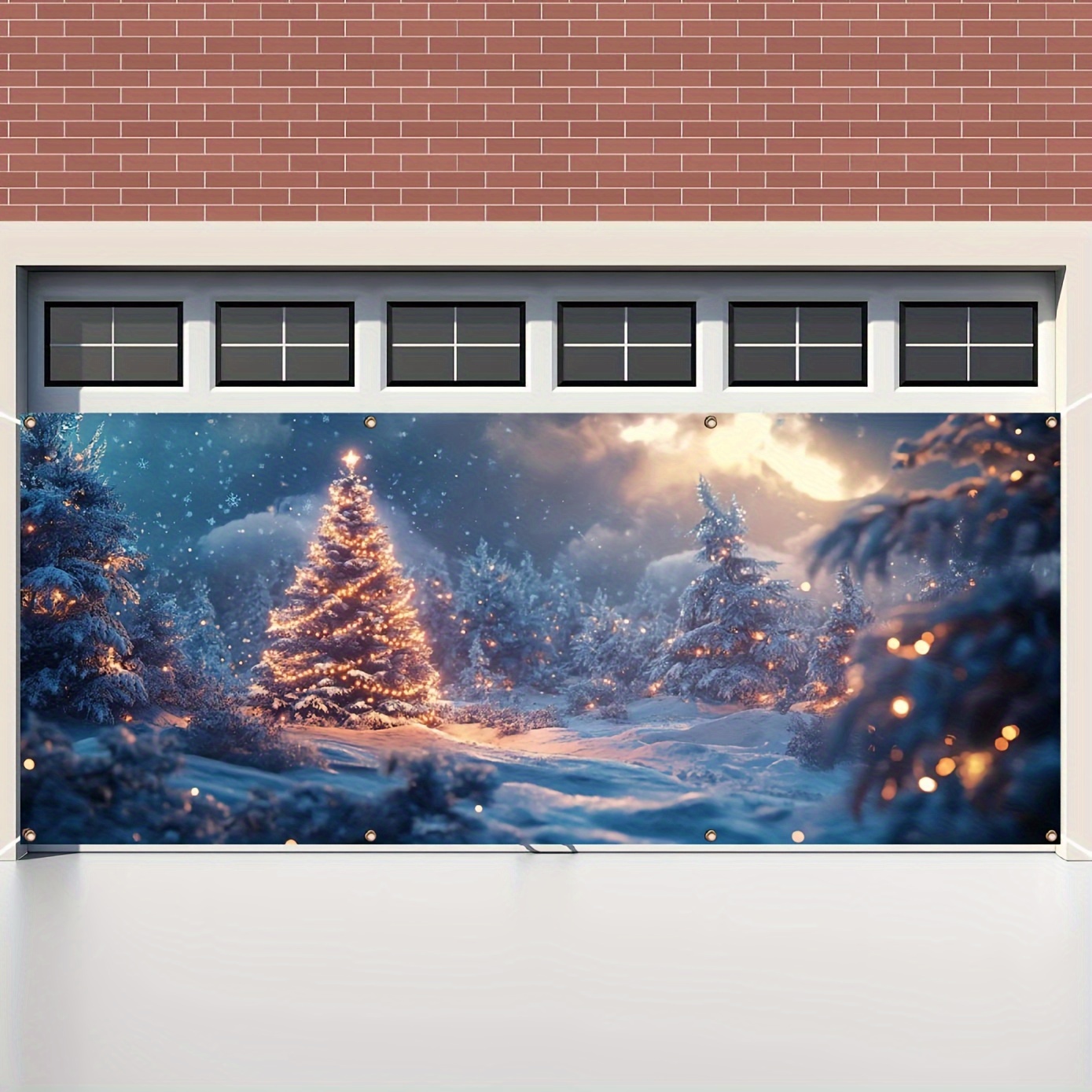 Banner natalizio scintillante  - Outdoor Lighting On Trees recensione e prezzo