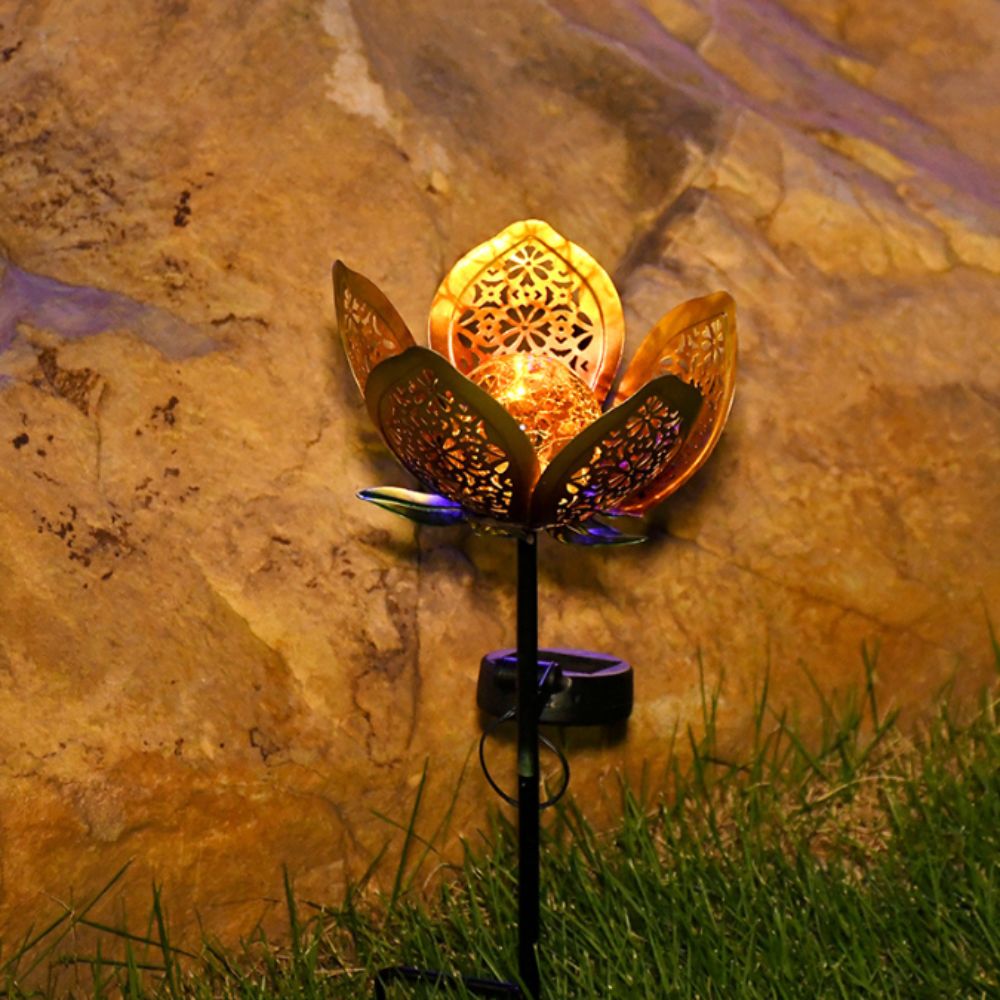 Lampada a energia solare a for - Outdoor Lighting Ground Fixtures recensione e prezzo