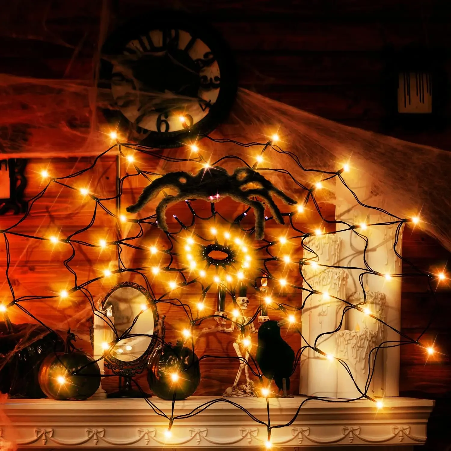 Luci LED a Forma di Ragnatela  - Outdoor Lighting Halloween recensione e prezzo