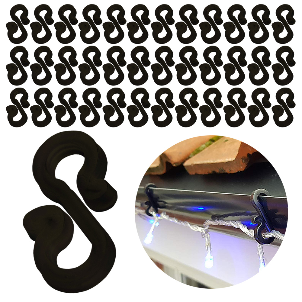 120 pezzi ganci in plastica ga - Outdoor Lighting Cable recensione e prezzo