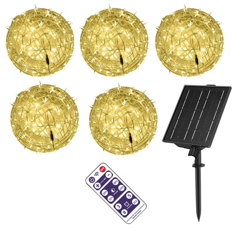 Luci solari a sfera di Natale  - Outdoor Lighting On Trees recensione e prezzo