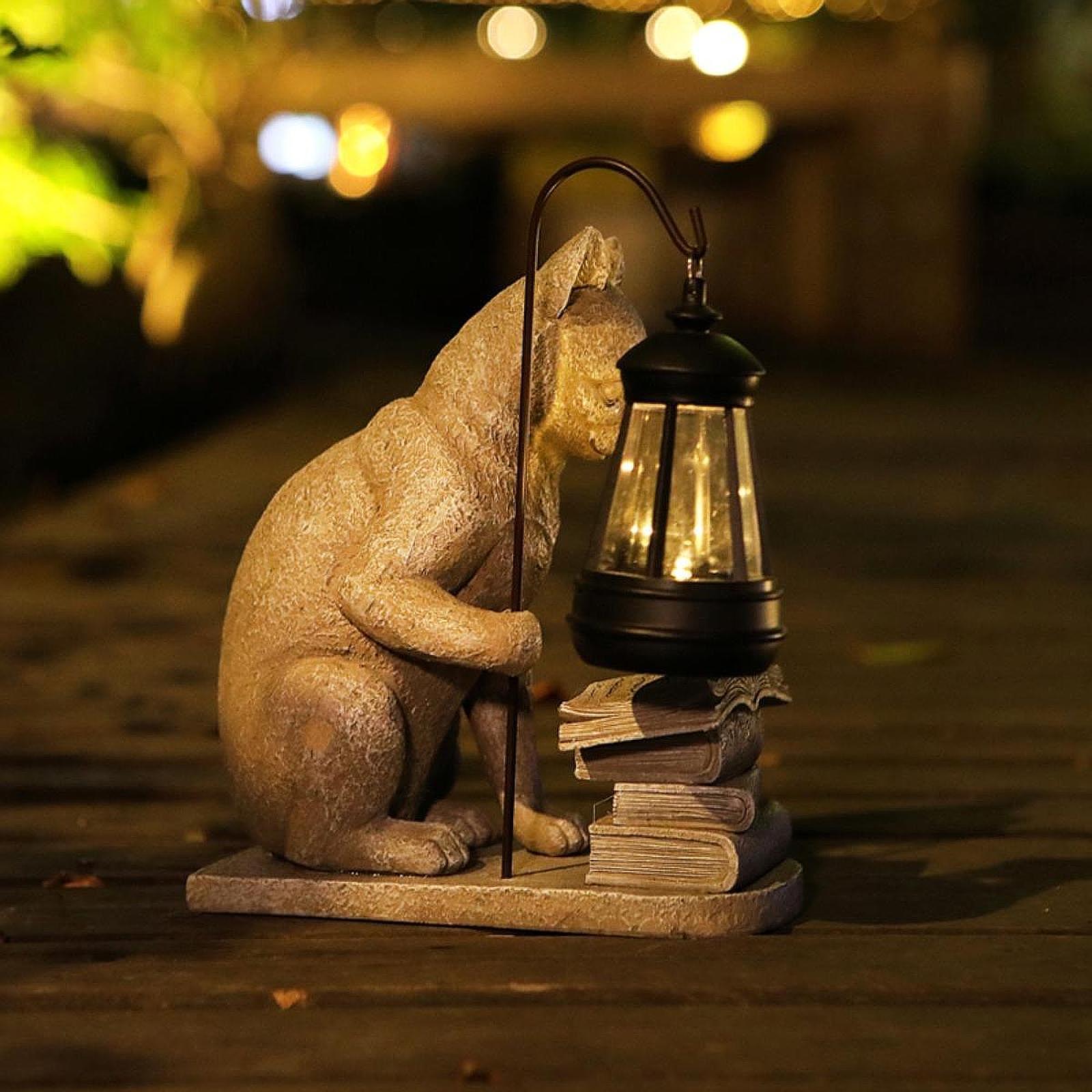 Mini statua da giardino solare - Outdoor Lighting Art recensione e prezzo