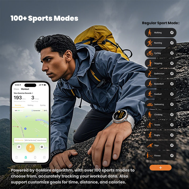 Nuovo Smartwatch TANK X3 ULTRA - Outdoor Lighting Track recensione e prezzo