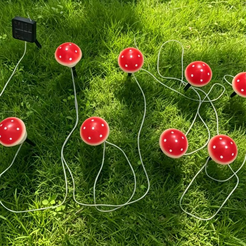 Luci Solari a Forma di Fungo,  - Outdoor Lighting Halloween recensione e prezzo